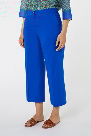 Pantacourt wide legs - Bleu