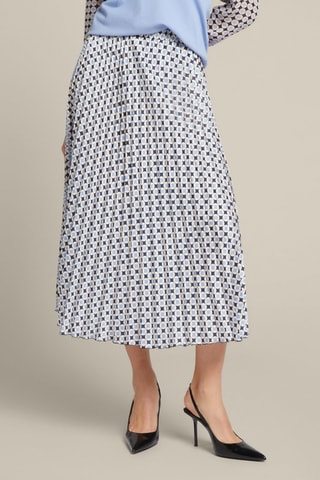 Jupe plissée - Blanc