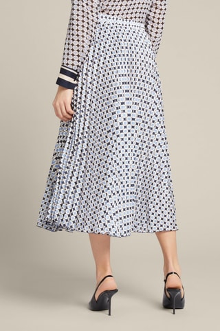 Jupe plissée - Blanc