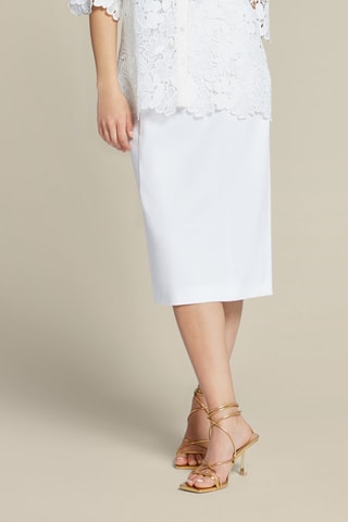 Jupe fourreau - Blanc