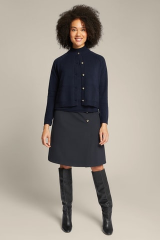 Jupe portefeuille - Noir