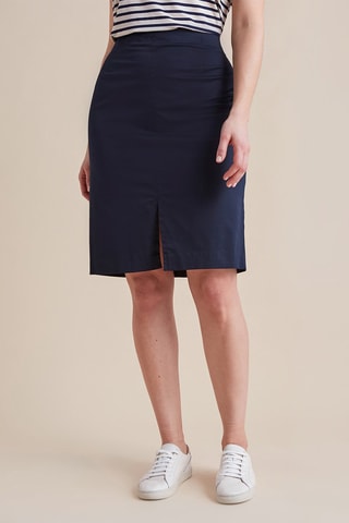 Jupe droite - Bleu marine