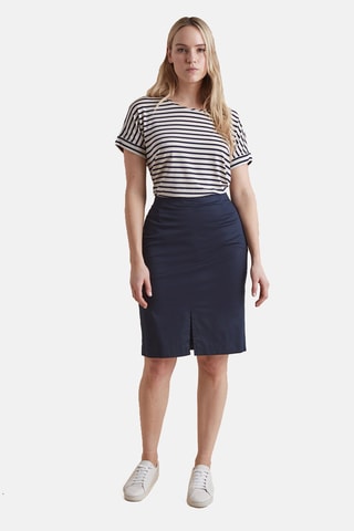 Jupe droite - Bleu marine