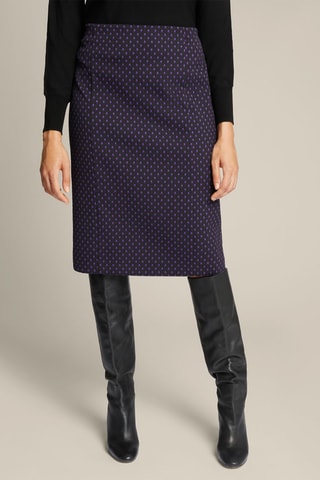 Jupe droite - Violet