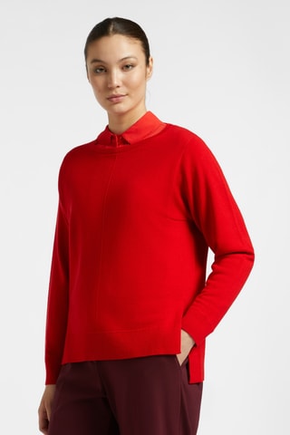 Pull en laine - Rouge