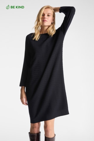 Robe pull - Bleu marine