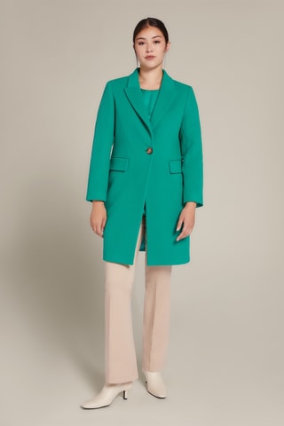 Manteau en laine et cachemire - Vert d’eau