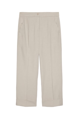 Pantalon regular - Beige
