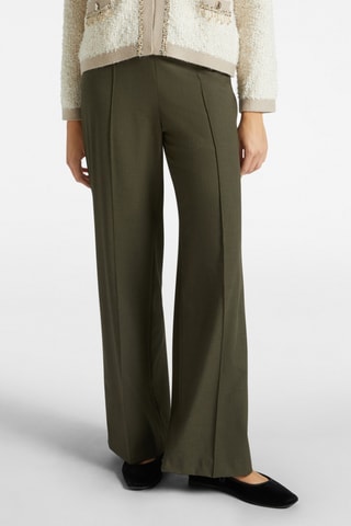 Pantalon palazzo - Vert foncé