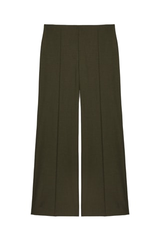 Pantalon palazzo - Vert foncé