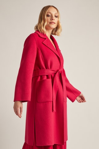 Manteau en laine - Fuchsia
