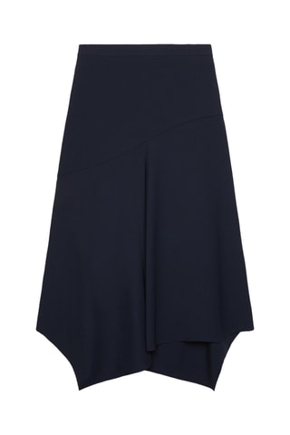 Jupe asymétrique - Bleu marine