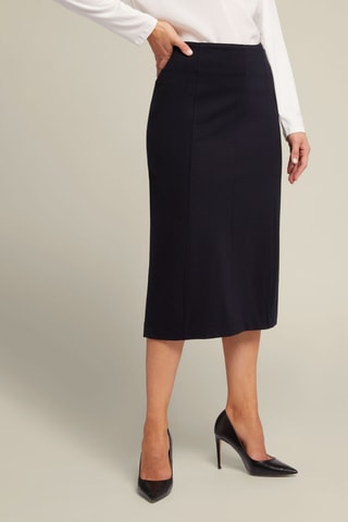 Jupe midi - Noir