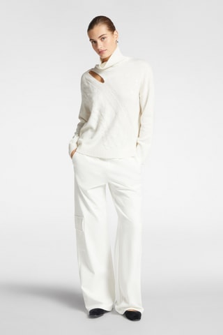 Pull en laine et cachemire - Blanc