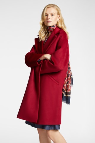 Manteau en laine - Bordeaux