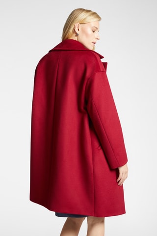 Manteau en laine - Bordeaux