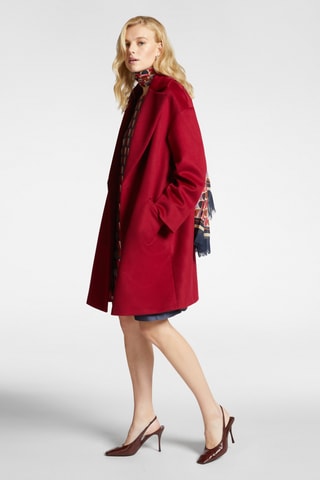 Manteau en laine - Bordeaux