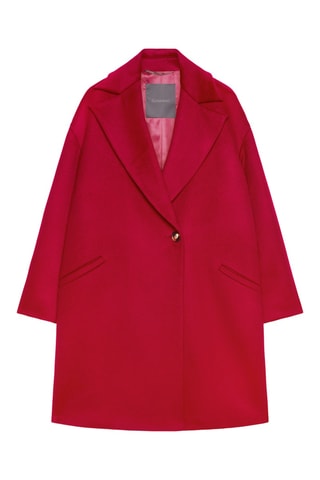 Manteau en laine - Bordeaux