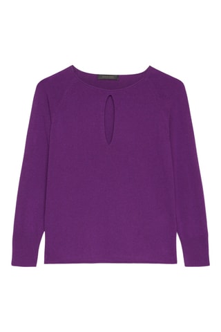 Pull en laine et angora - Violet