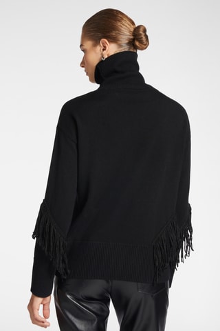 Pull en laine et cachemire- Noir