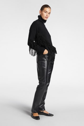 Pull en laine et cachemire- Noir