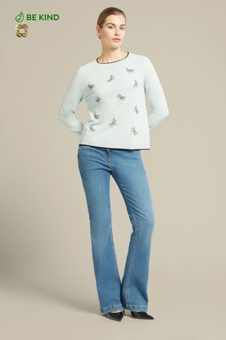 Jean flare - Bleu clair