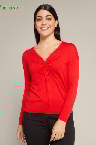 Pull en laine - Rouge
