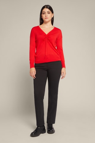 Pull en laine - Rouge