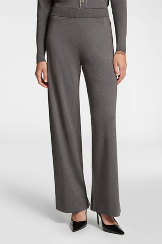 Pantalon taille haute - Gris foncé
