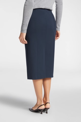 Jupe midi - Bleu marine