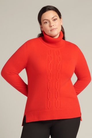Pull en laine - Rouge