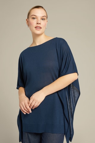 Poncho - Bleu marine