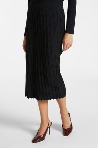Jupe plissée - Noir