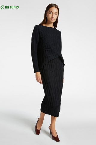 Jupe plissée - Noir