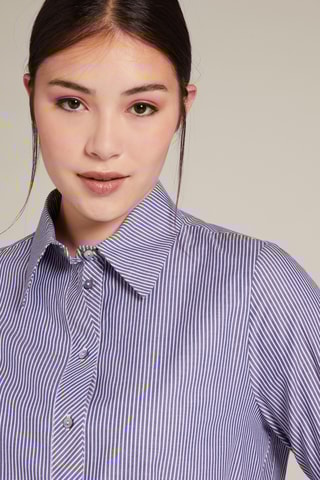 Chemisier - Bleu cobalt