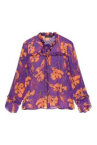 Chemisier plumetis - Violet