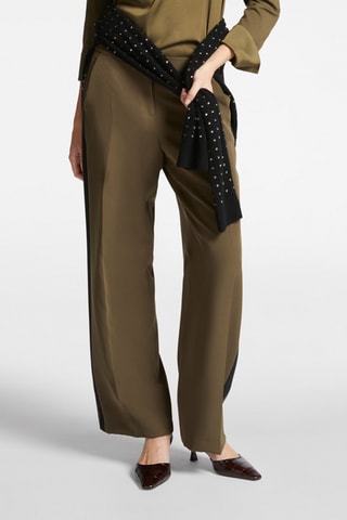 Pantalon - Kaki et noir