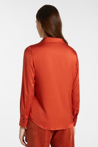 Chemisier en satin - Orange