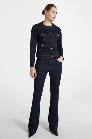 Veste en jean - Bleu marine