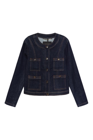 Veste en jean - Bleu marine