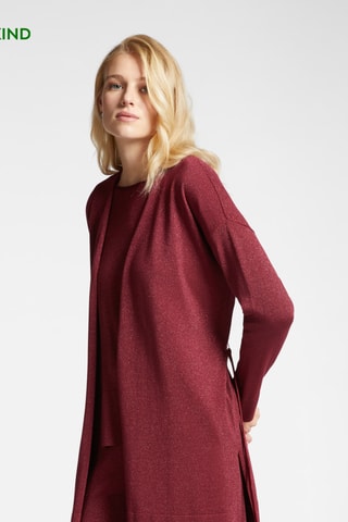 Gilet long - Bordeaux