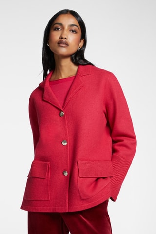 Veste en laine - Rouge
