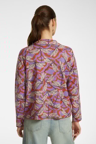 Pull - Orange et mauve