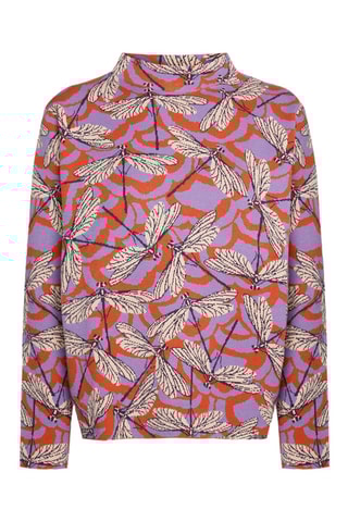 Pull - Orange et mauve