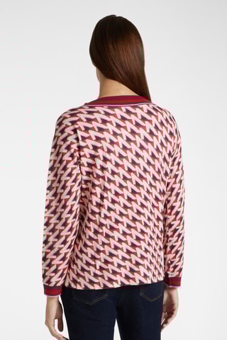 Pull - Bordeaux et écru