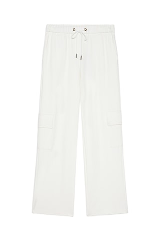 Pantalon cargo - Blanc