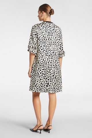 Robe trapèze - Noir et écru