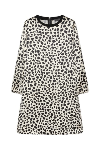 Robe trapèze - Noir et écru