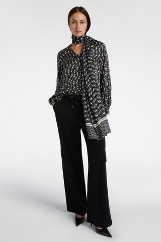 Blouse - Noir et écru