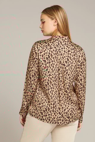 Chemisier - Marron et beige